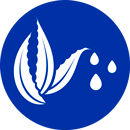 The blue icon with Aloe Vera