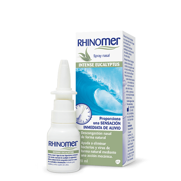 Spray Nasal Rhinomer Natural Plus con Eucalipto