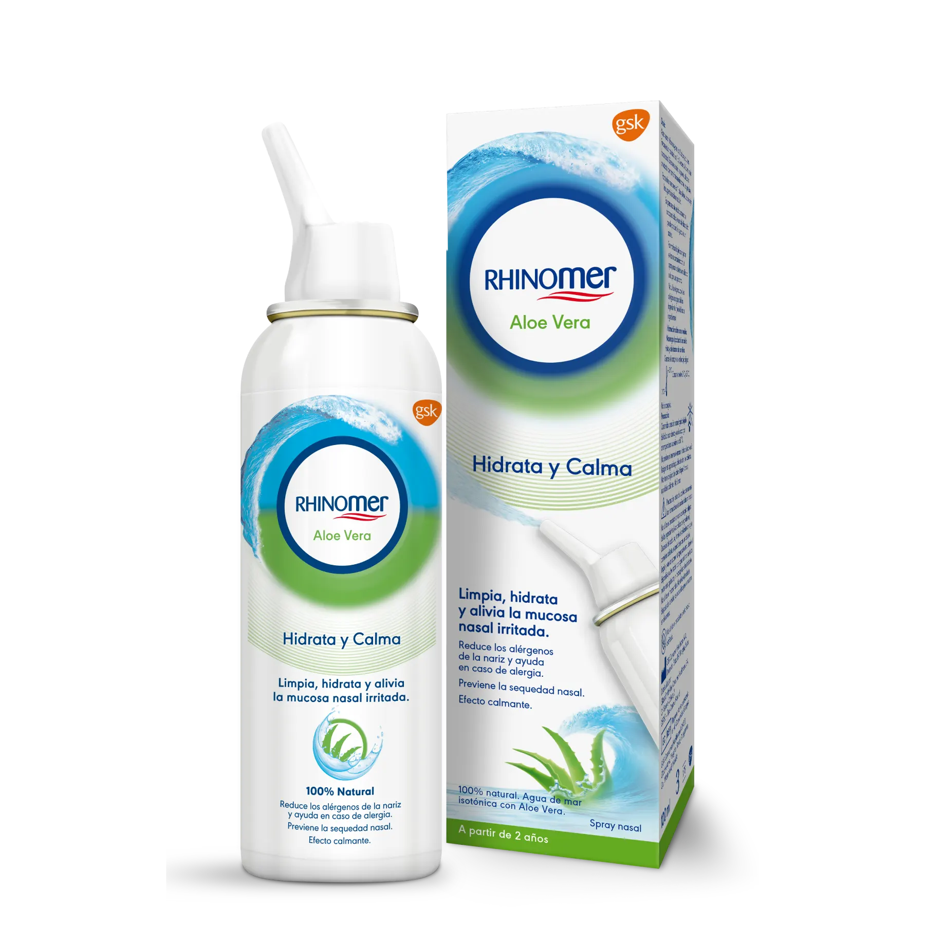 Rinomer Aloe Vera - Spray Nasal Con Agua de Mar